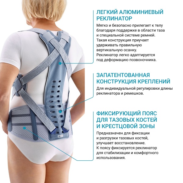Ортез на грудо-поясничный отдел позвоночника BAUERFEIND Spinova Osteo